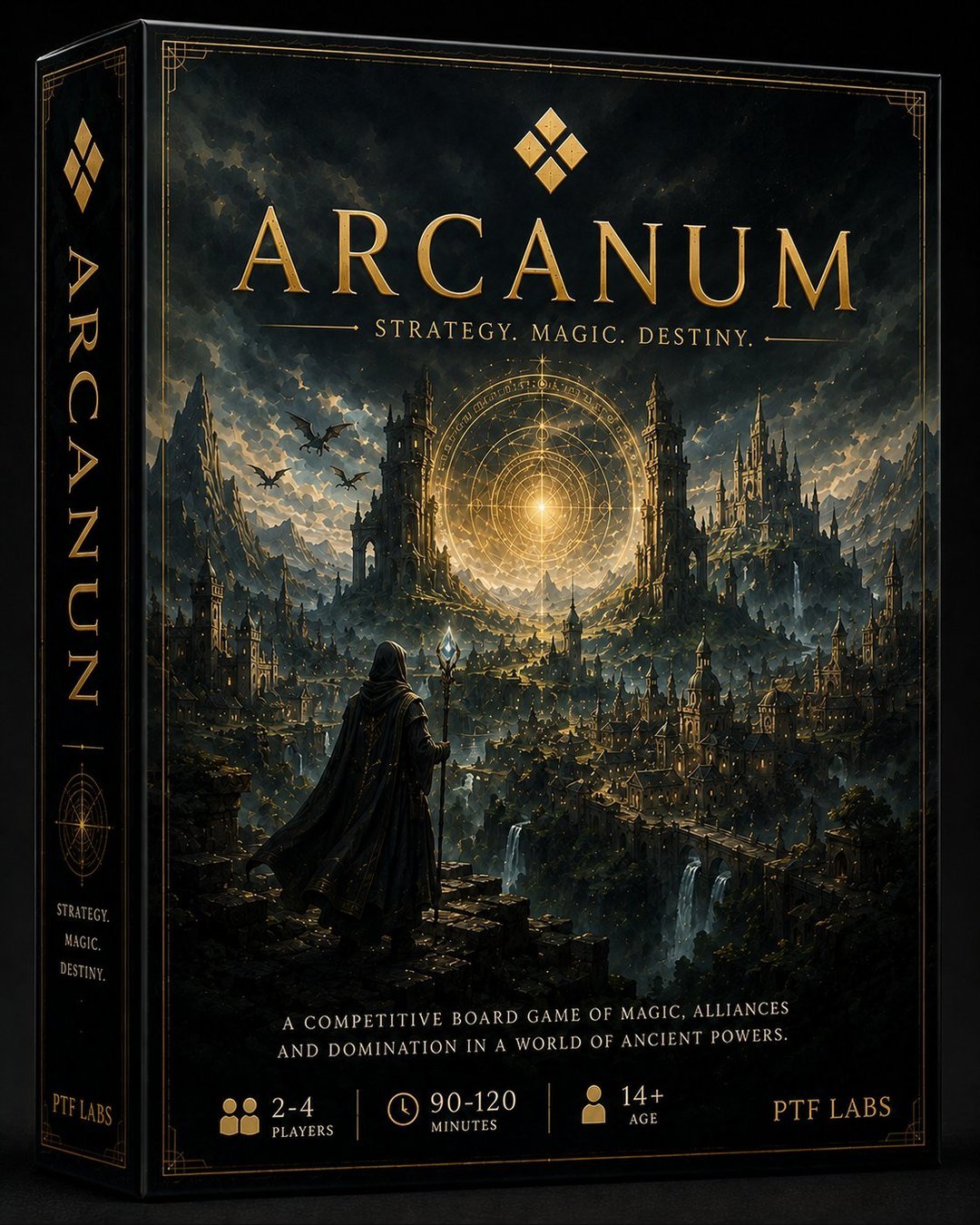 Arcanum: Bloodlines — board game cover